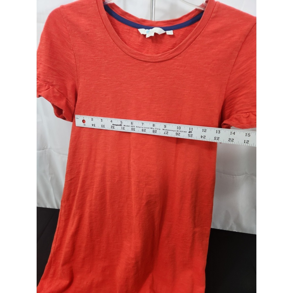 Boden women's US 4R long short sleeve ruffle hem T-shirt dress - Picture 3 of 5